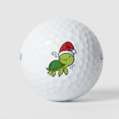 kerstschildpad golfballen (Voorkant)