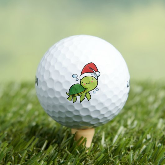 kerstschildpad golfballen (Insitu Shirt)
