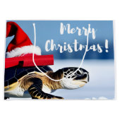 kerstschildpad groot cadeauzakje (Voorkant)