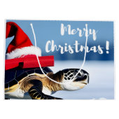 kerstschildpad groot cadeauzakje (Achterkant)