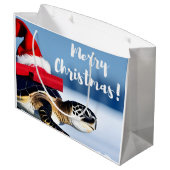 kerstschildpad groot cadeauzakje (Achterkant Gekanteld)