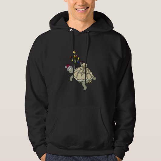 kerstschildpad hoodie (Voorkant)