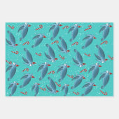 Kerstschildpad Inpakpapier Vel (Voorkant)