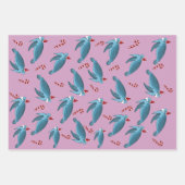 Kerstschildpad Inpakpapier Vel (Voorkant)