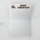 kerstschildpad kaart (Binnen)