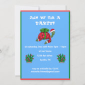 Kerstschildpad  kaart (Achterkant)