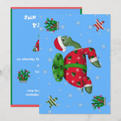 Kerstschildpad  kaart (Voorkant / Achterkant)