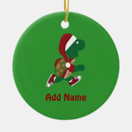 Kerstschildpad Keramisch Ornament