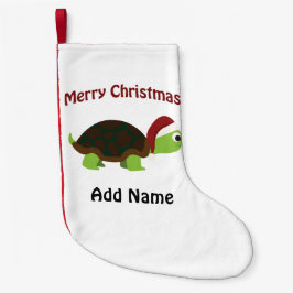  kerstschildpad kleine kerstsok