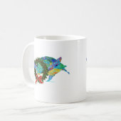 Kerstschildpad Koffiemok (Voorkant links)