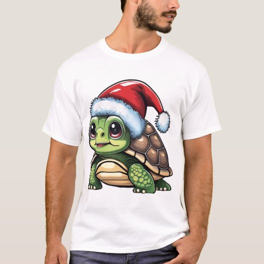Kerstschildpad Kopie T-shirt (Voorkant)