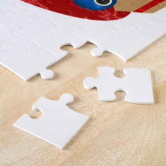 kerstschildpad legpuzzel (Zijkant)