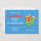 kerstschildpad met cadeau kaart (Voorkant)