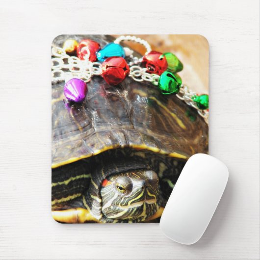 kerstschildpad muismat (Met muis)