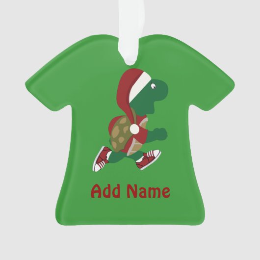 Kerstschildpad Ornament (voorkant)