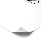 Kerstschildpad Poster (Hoek)