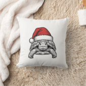 Kerstschildpad Sinterklaashoed Vintage Gravure Ont Kussen (Deken)