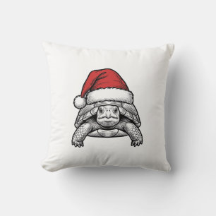 Kerstschildpad Sinterklaashoed Vintage Gravure Ont Kussen