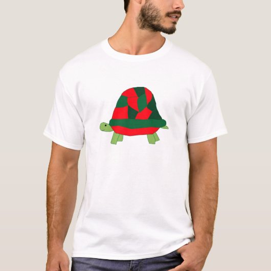 kerstschildpad t-shirt (Voorkant)
