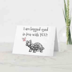 KERSTSCHILDPAD WORDT GEBUDGETTEERD IN LIEFDE = MIS FEESTDAGEN KAART
