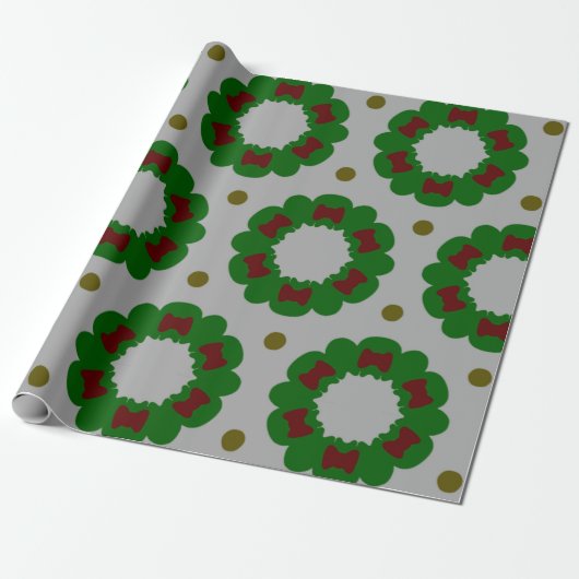 kerstschilfering cadeaupapier (Uitgerold)