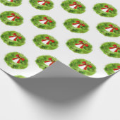 kerstschilfering cadeaupapier (Hoek)