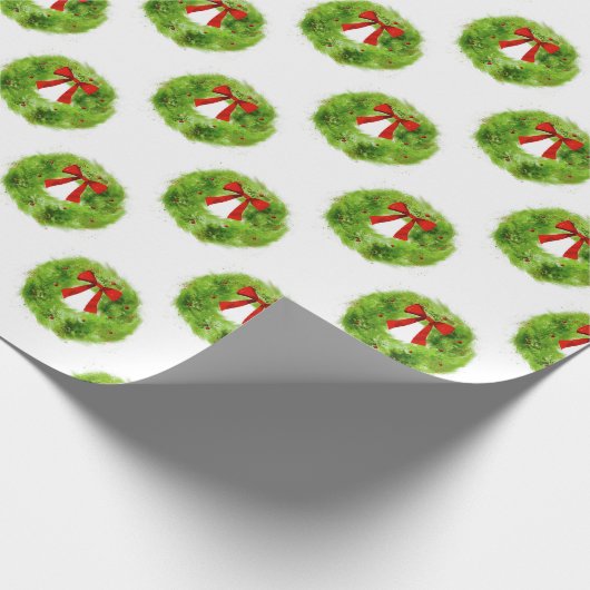 kerstschilfering cadeaupapier (Hoek)