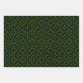 kerstschilfers inpakpapier vel (Voorkant 2)