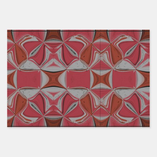 kerstschilfers inpakpapier vel (Voorkant)