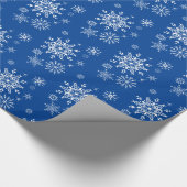 kerstschilfers met kerstinslag cadeaupapier (Hoek)