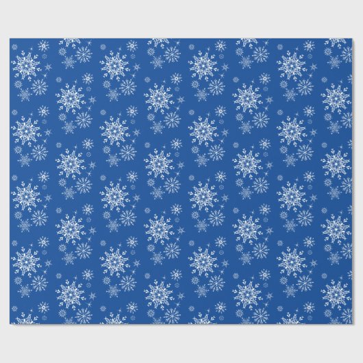 kerstschilfers met kerstinslag cadeaupapier (Vlak)