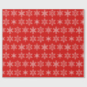 kerstschilfers met kerstinslag cadeaupapier (Vlak)