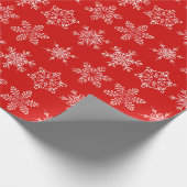 kerstschilfers met kerstinslag cadeaupapier (Hoek)