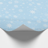 kerstschilfers met kerstinslag cadeaupapier (Hoek)