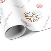 kerstschilfers met kerstinslag cadeaupapier (Rol Hoek)