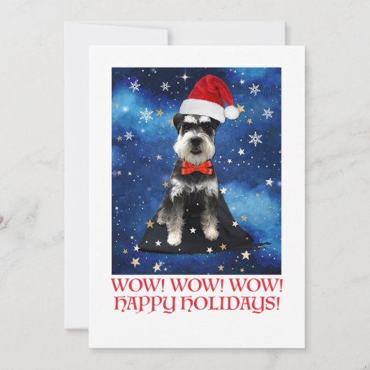 Kerstschnauzer Aankondiging (Voorkant)