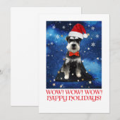 Kerstschnauzer Aankondiging (Voorkant / Achterkant)