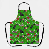 KerstSchnauzer Apron Schort (Voorkant)