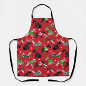 KerstSchnauzer Apron Schort (Voorkant)