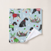 Kerstschnauzer Bad Handdoek (Wasdoekje)