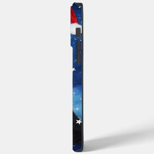 Kerstschnauzer Case-Mate iPhone Case (Achterkant / Links)