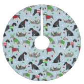 Kerstschnauzer Kerstboom Rok (Voorkant)