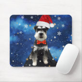 Kerstschnauzer Muismat (Met muis)
