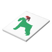 Kerstschnauzer Notitieblok (Linkerzijde)