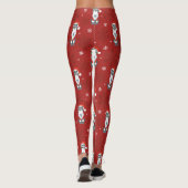 KerstSchnauzer Pattern Leggings (Achterkant)