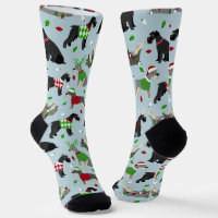 Kerstschnauzer Socks
