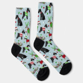 Kerstschnauzer Socks Sokken (Rechts)