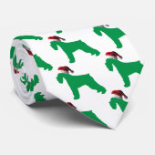 Kerstschnauzer Stropdas (Opgerold)