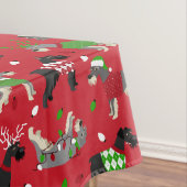KerstSchnauzer Tablecloth Tafelkleed (Voorbeeld)