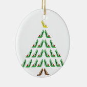 kerstschoen keramisch ornament (Rechts)